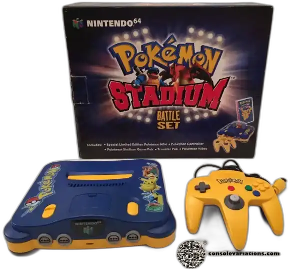  Nintendo 64 Pokemon Battle Set Console