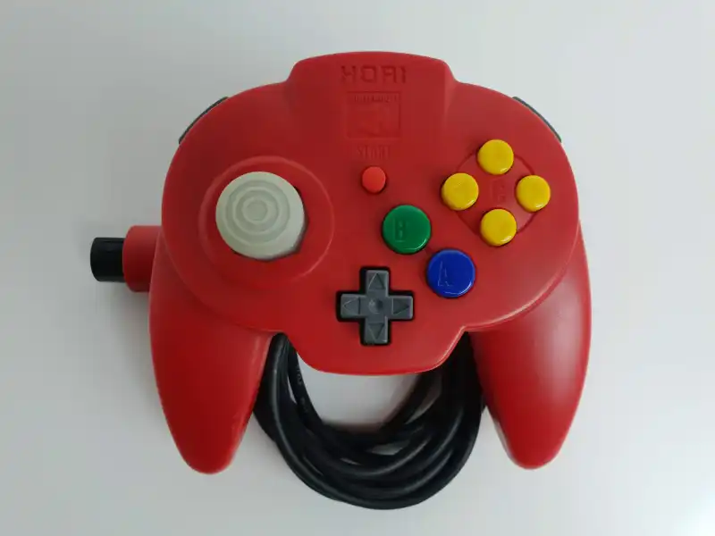  Hori Nintendo 64 Red Controller