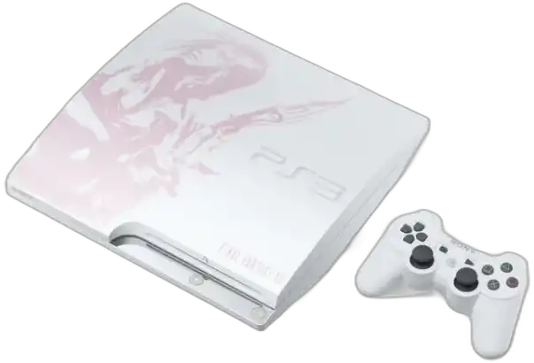 Sony PlayStation 3 Slim Final Fantasy XIII White Console